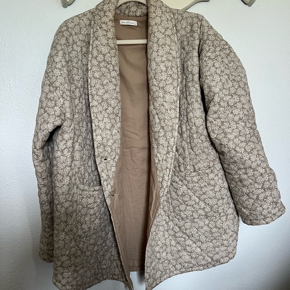Neuflora Quilted Floral Coat